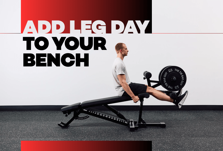 Leg Extension Attachment: How to Add Leg Training to Your Home Gym Bench - APEX FITNESS