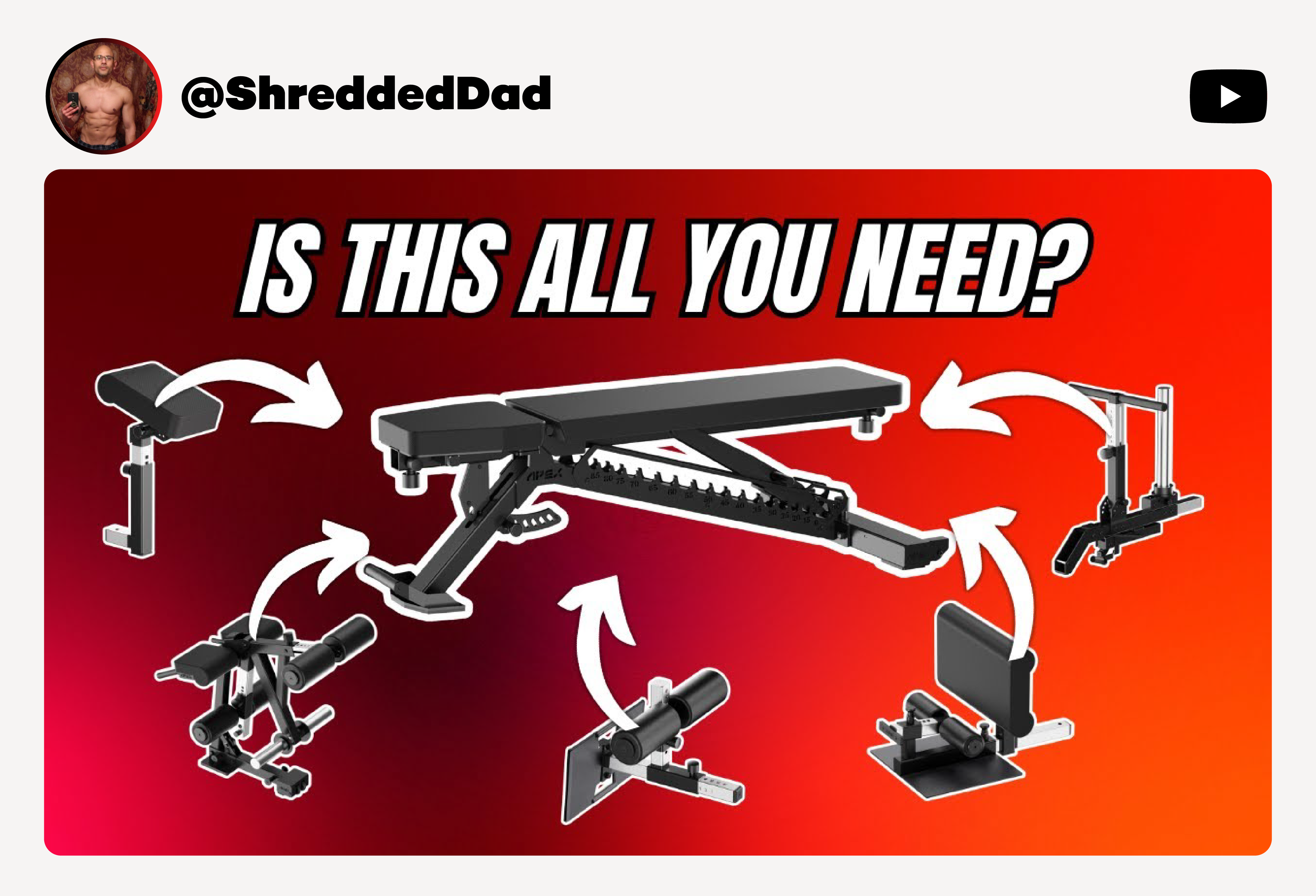 Shredded Dad Reviews The Apex Bench Ecosystem One Bench to Rule Your Home Gym?