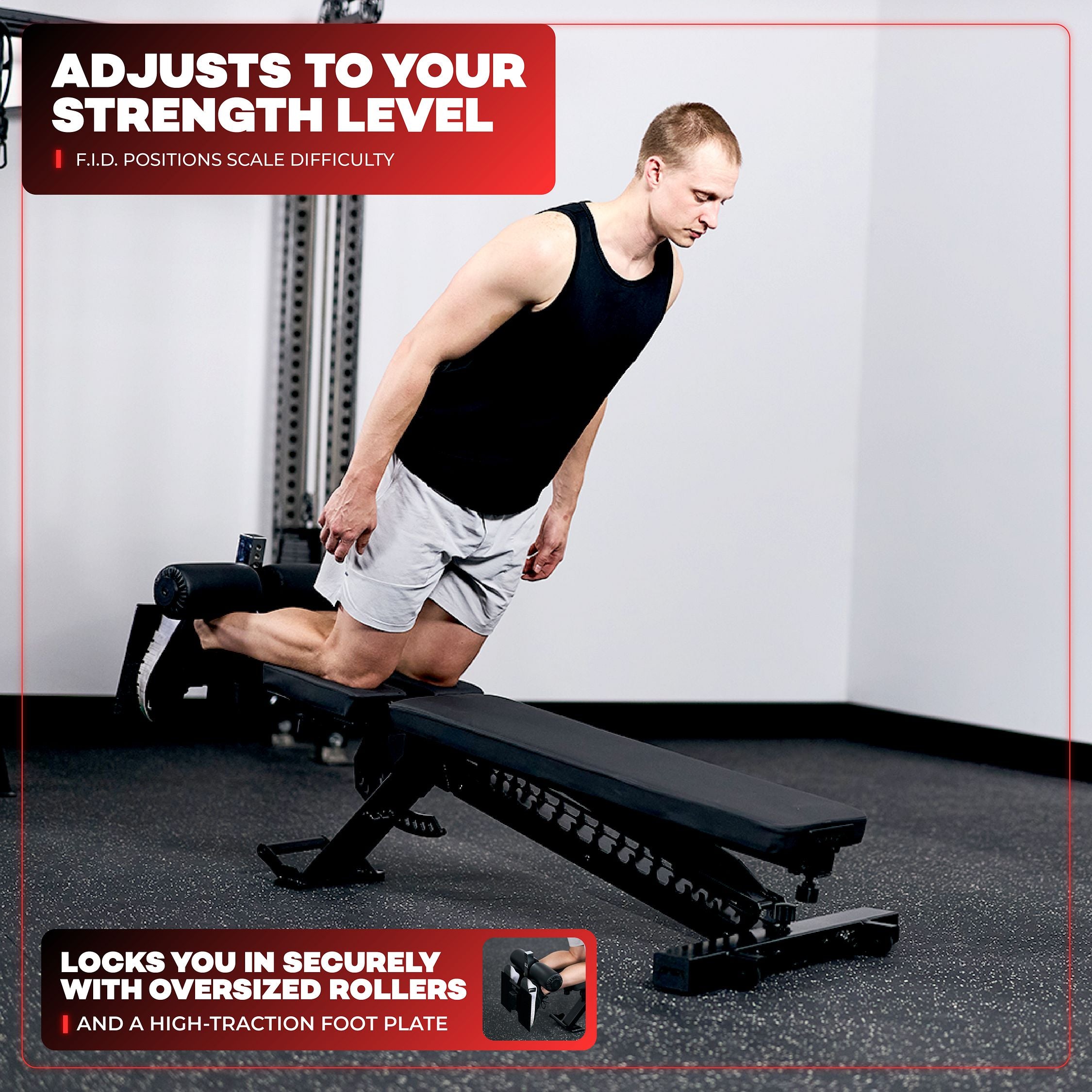 APEX Nordic Max | Adjustable Nordic Bench Attachment – APEX FITNESS