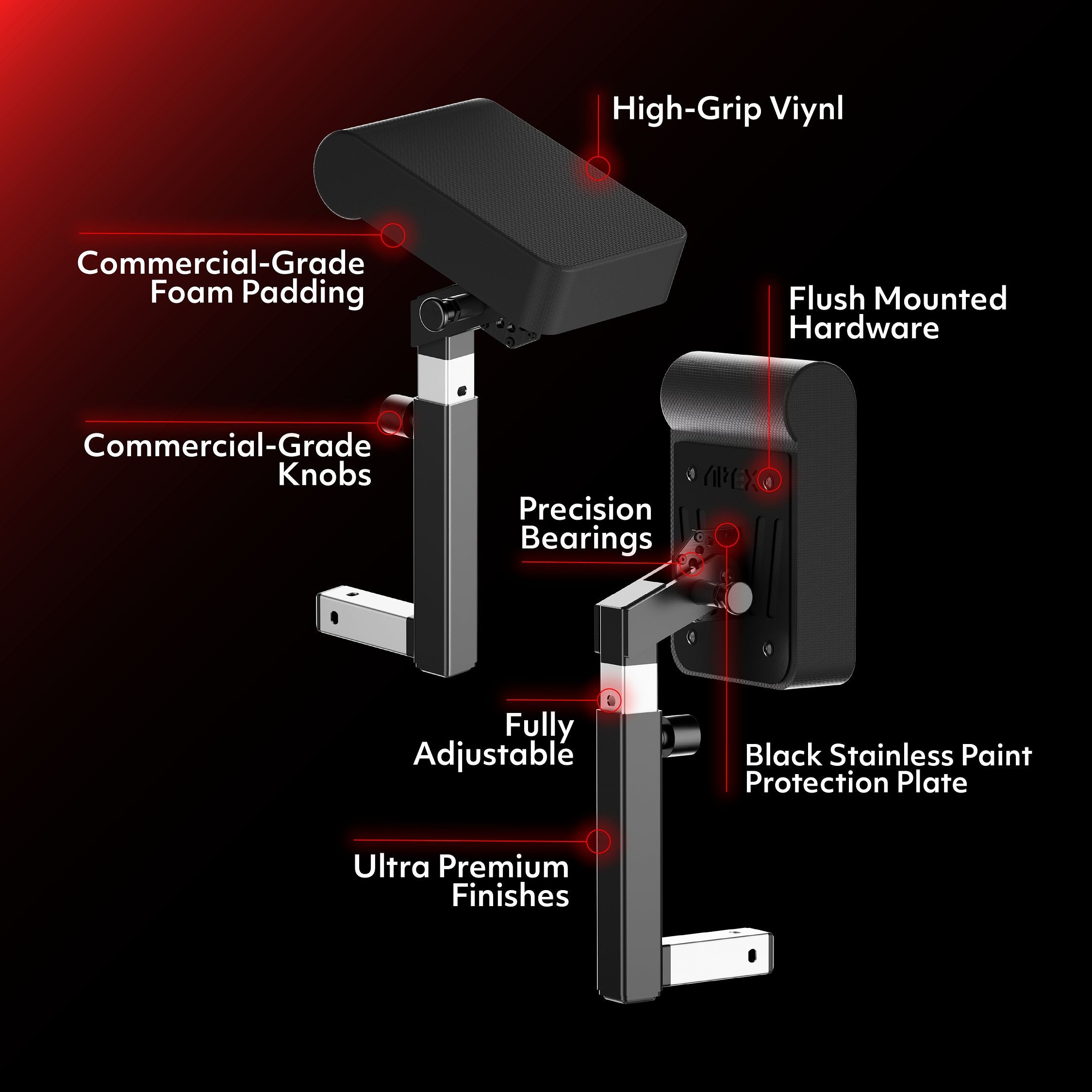 APEX Stryker Pad with commercial-grade features and premium finishes.