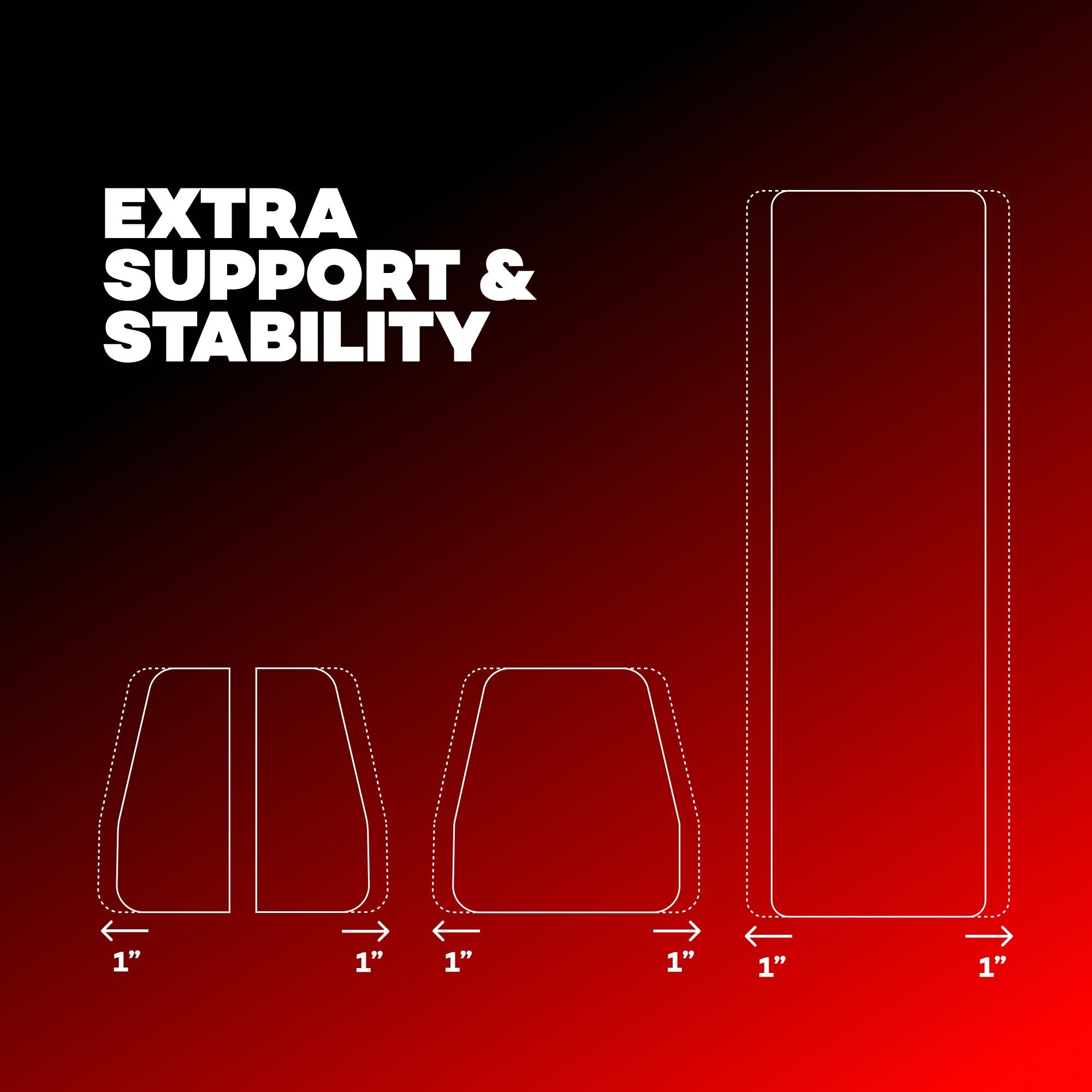 APEX BENCH WIDE PADS