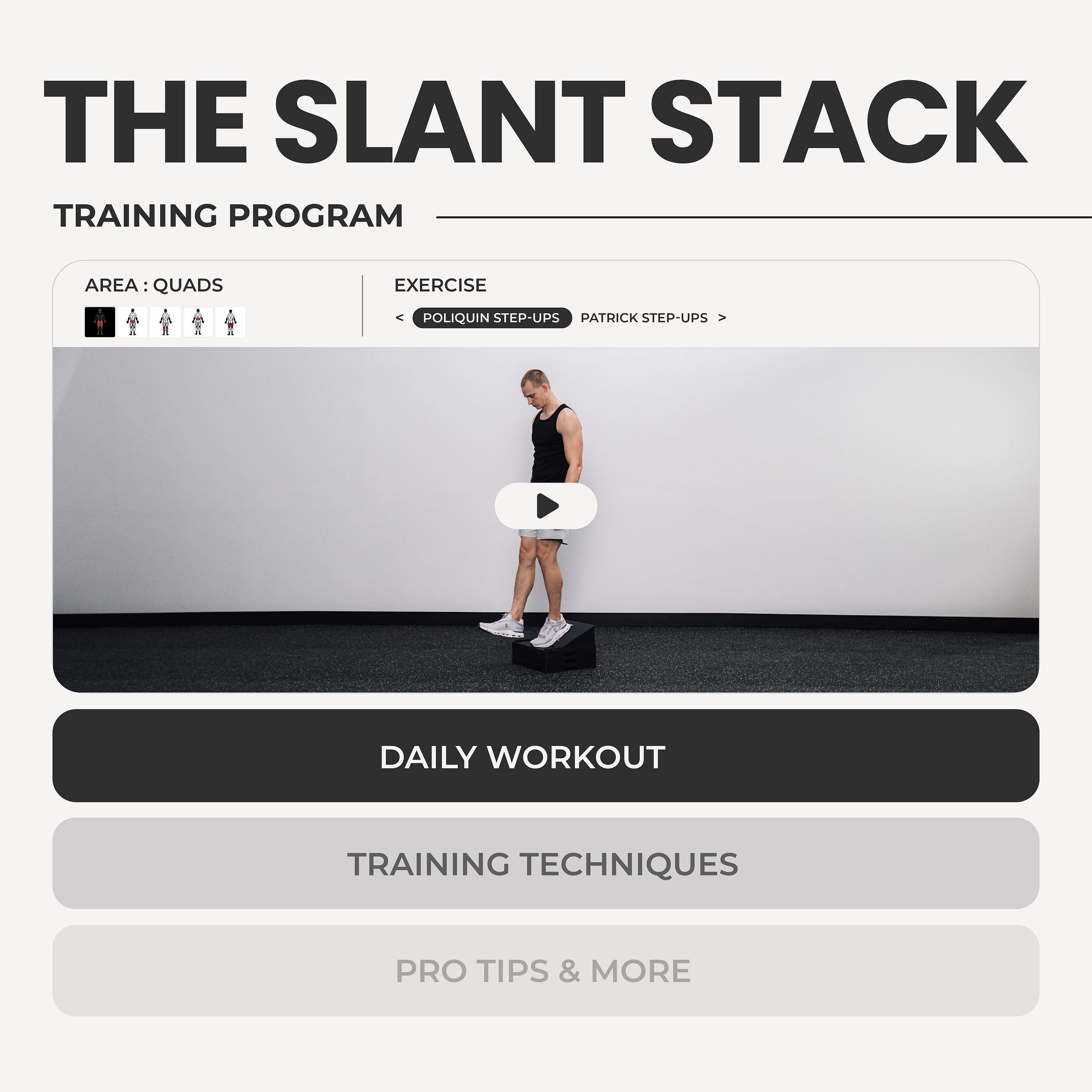 The Slant Stack Training Program