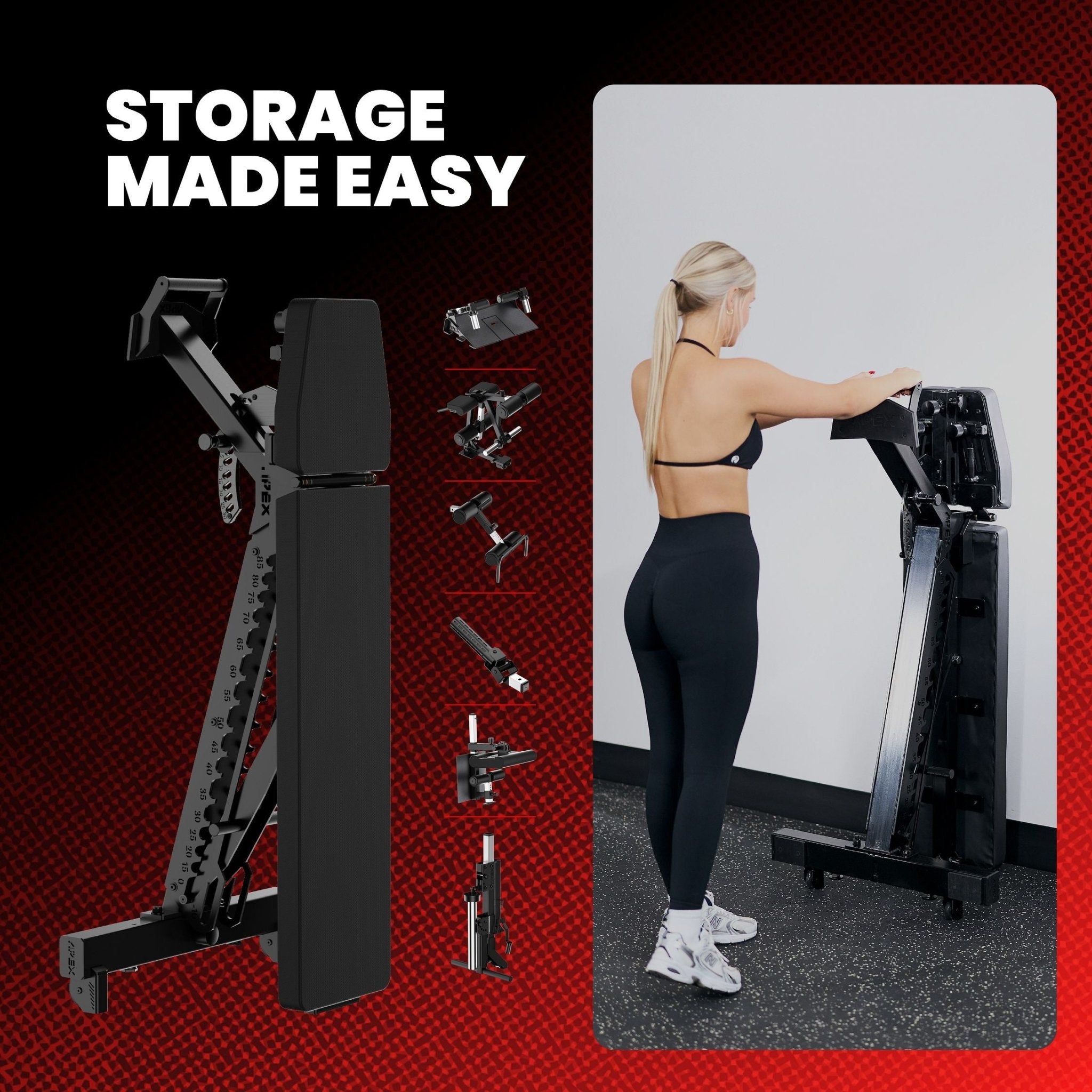 APEX ADJUSTABLE BENCH - APEX FITNESS