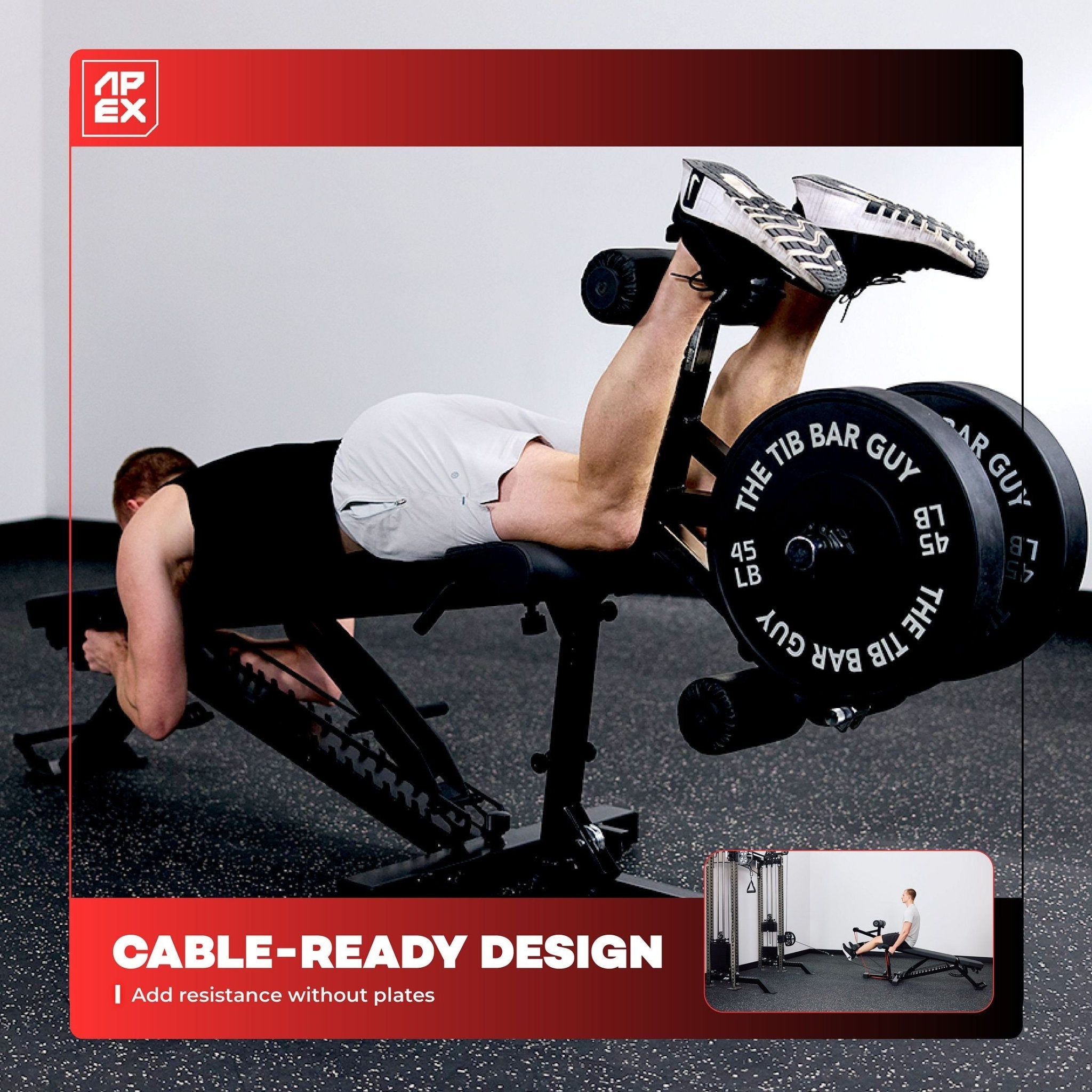APEX LEG TRAINER CABLE SYSTEM - APEX FITNESS